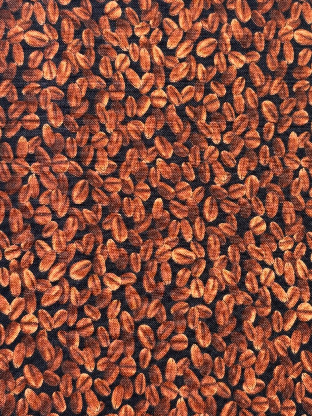Coffee Bean Fabric Cotton 1 1/2 Yds Le Petit Bistro Cynthia Coulter Wilmington
